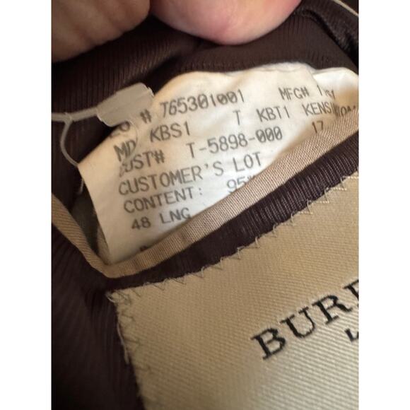 Burberry Vintage Cashmere Wool Gray Blazer 48L - Picture 7 of 11